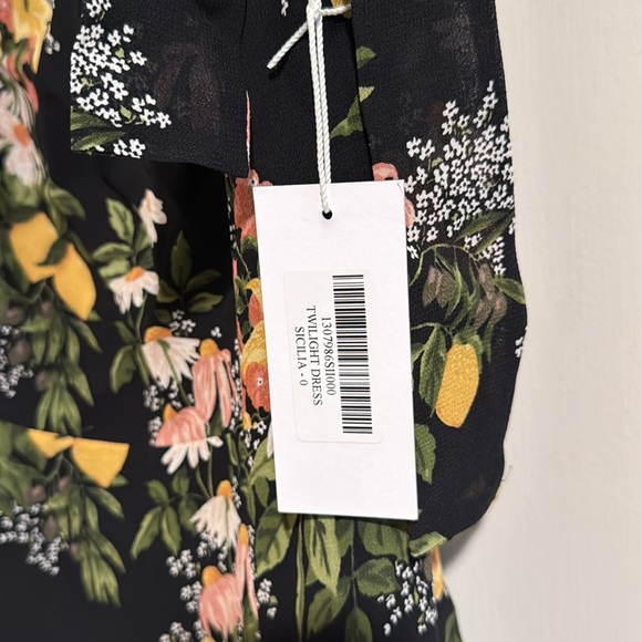 Reformation Twilight Dress in Sicilia print NWT - Picture 3 of 5